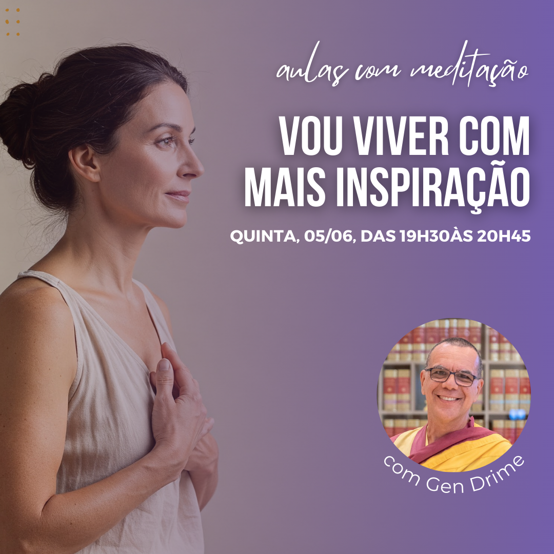 Vou viver com mais inspiração