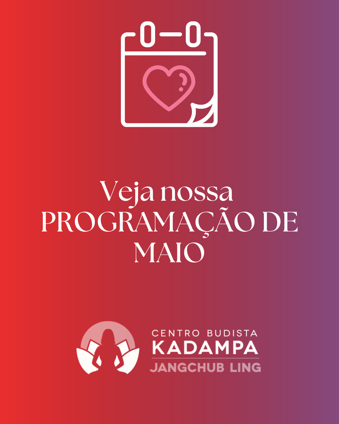 Programação de maio