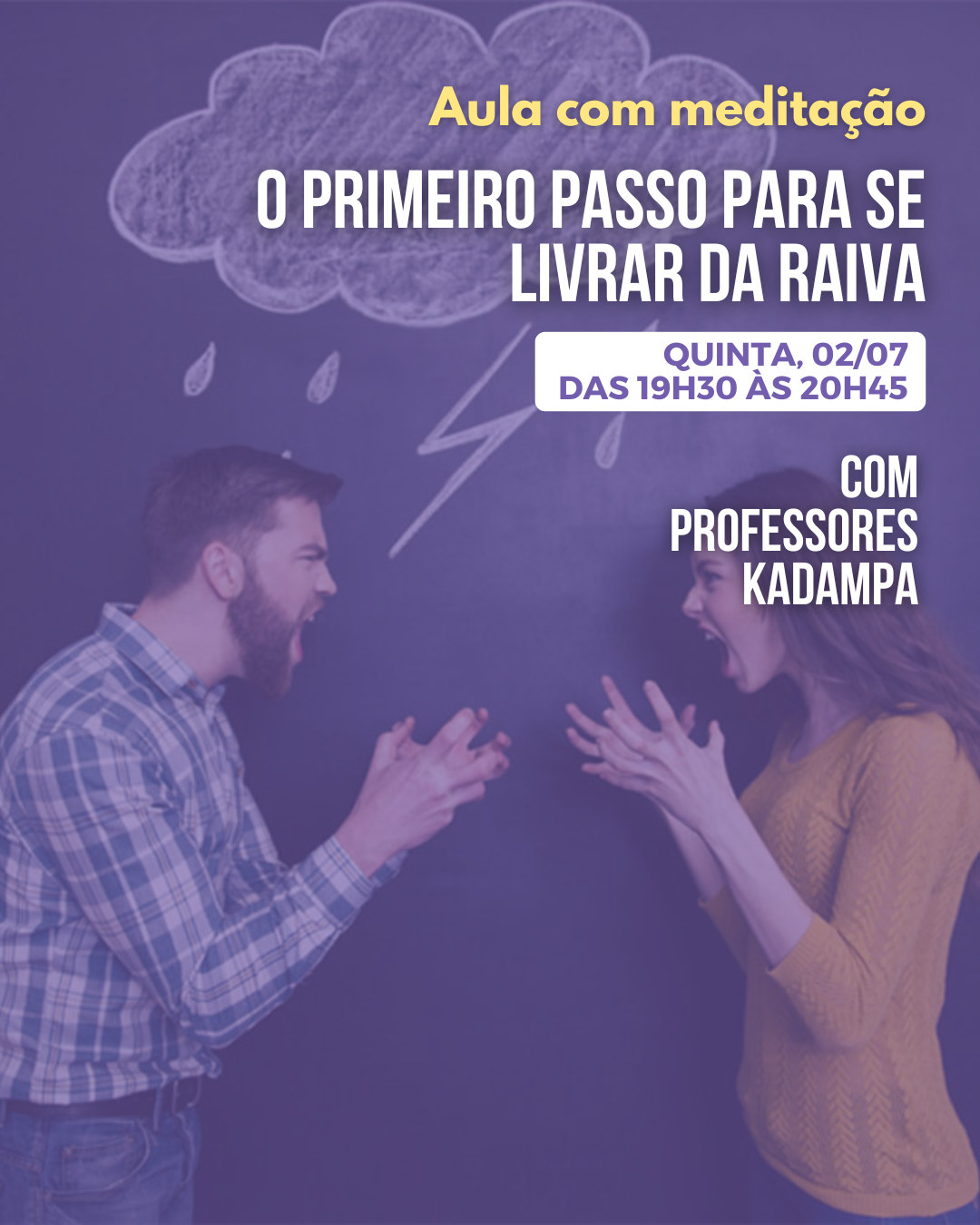 O primeiro passo para se livrar da raiva