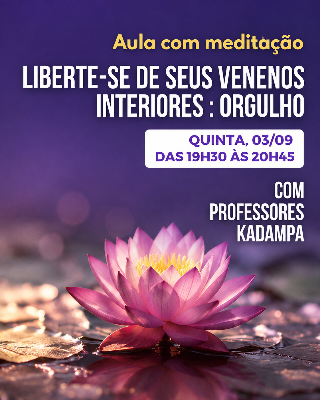 Liberte-se de seus venenos interiores: Orgulho