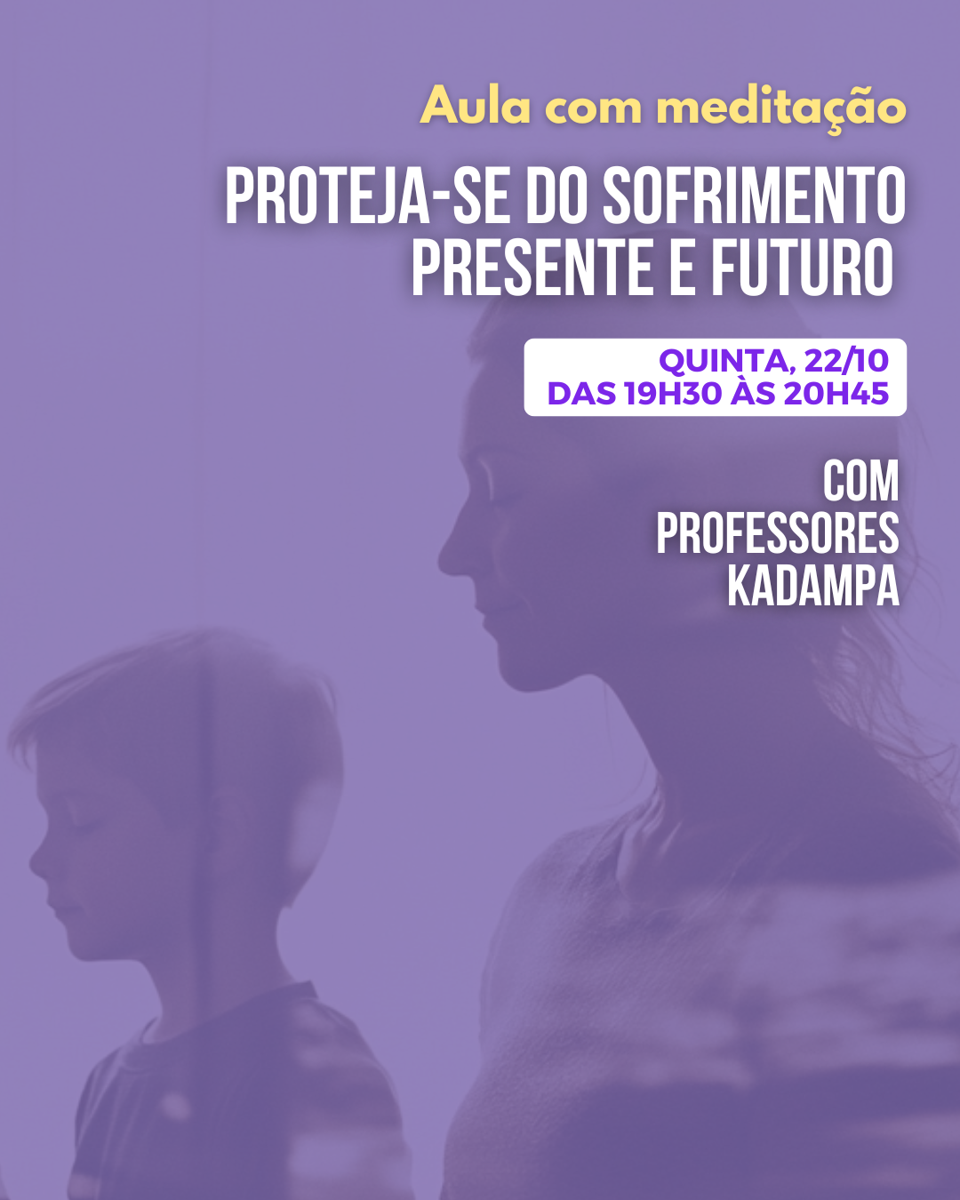 Proteja-se do sofrimento presente e futuro