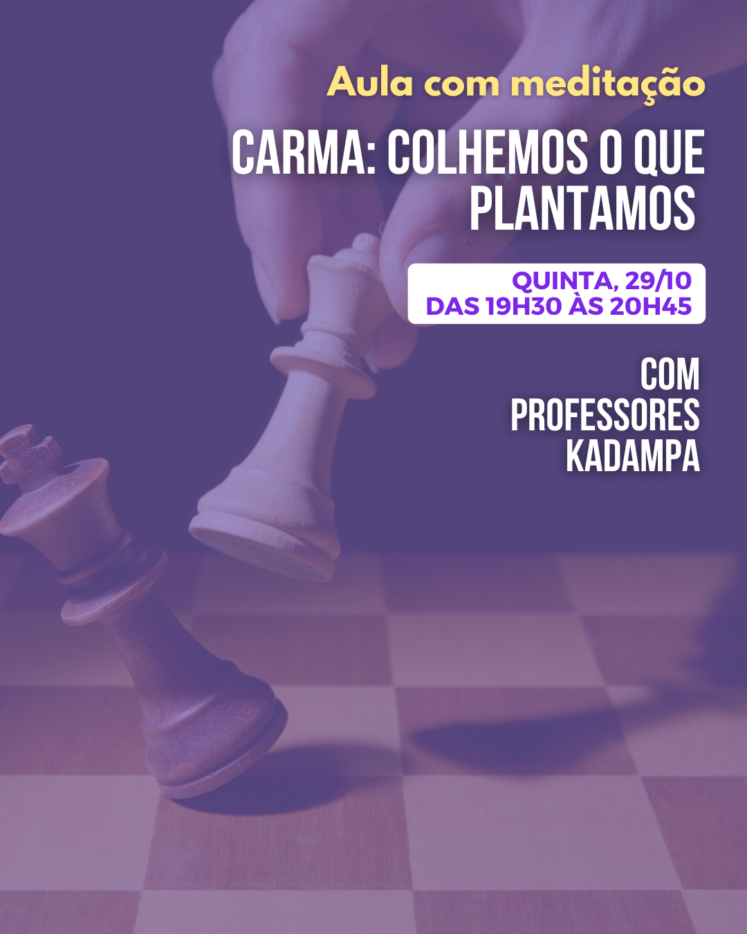 Carma: colhemos o que plantamos