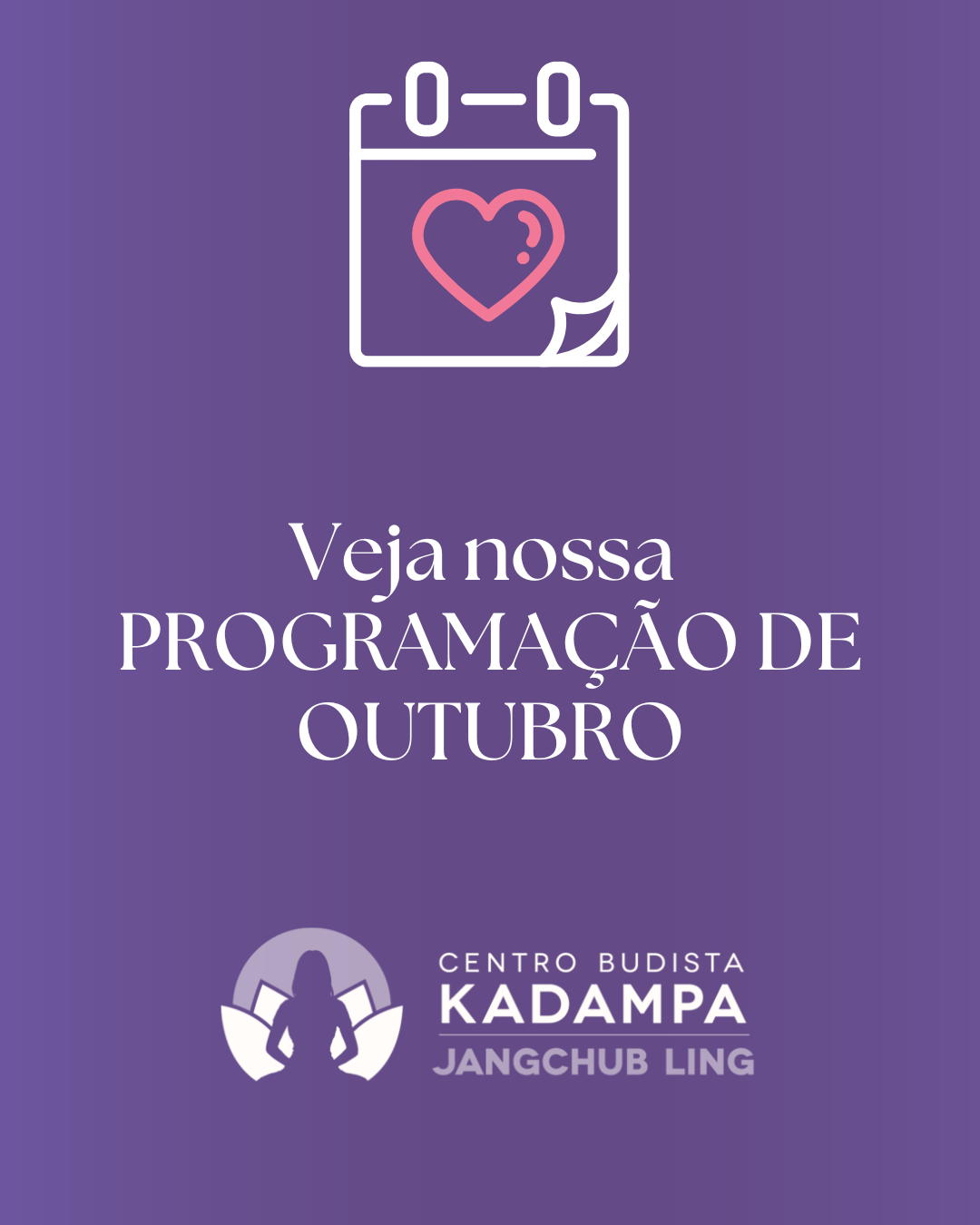 Programação de Outubro